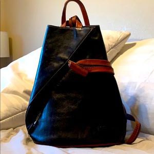 Vera Pelle Italian Leather back pack